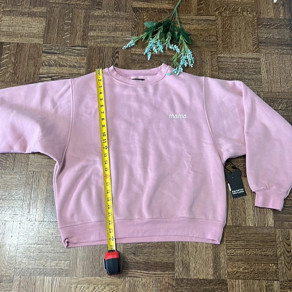 BRUNETTE THE LABEL  MAMA Crewneck Sweatshirt - Picture 6 of 7